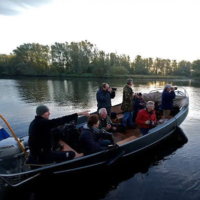 Fotoworkshop per boot in de Biesbosch